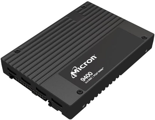 Micron MTFDKCC12T8TGJ-1BC1ZABYYR 9400 MAX 12.8TB NVMe PCIe4.0 3D TLC U.3 15mm
