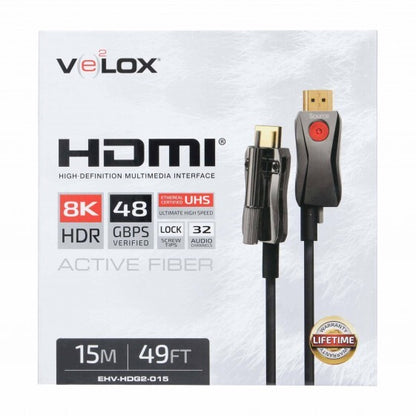 Metra 8K Fiber Ultimate High Speed HDMI Cable - 15 meters (32.8ft) EHV-HDG2-015
