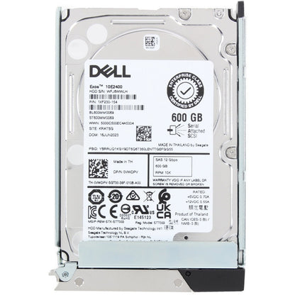 Dell 600GB 10K 512n 12Gbps SAS 2.5 HDD Exos 10E2400 (VWDPV) (NOT FOR HOME PC)