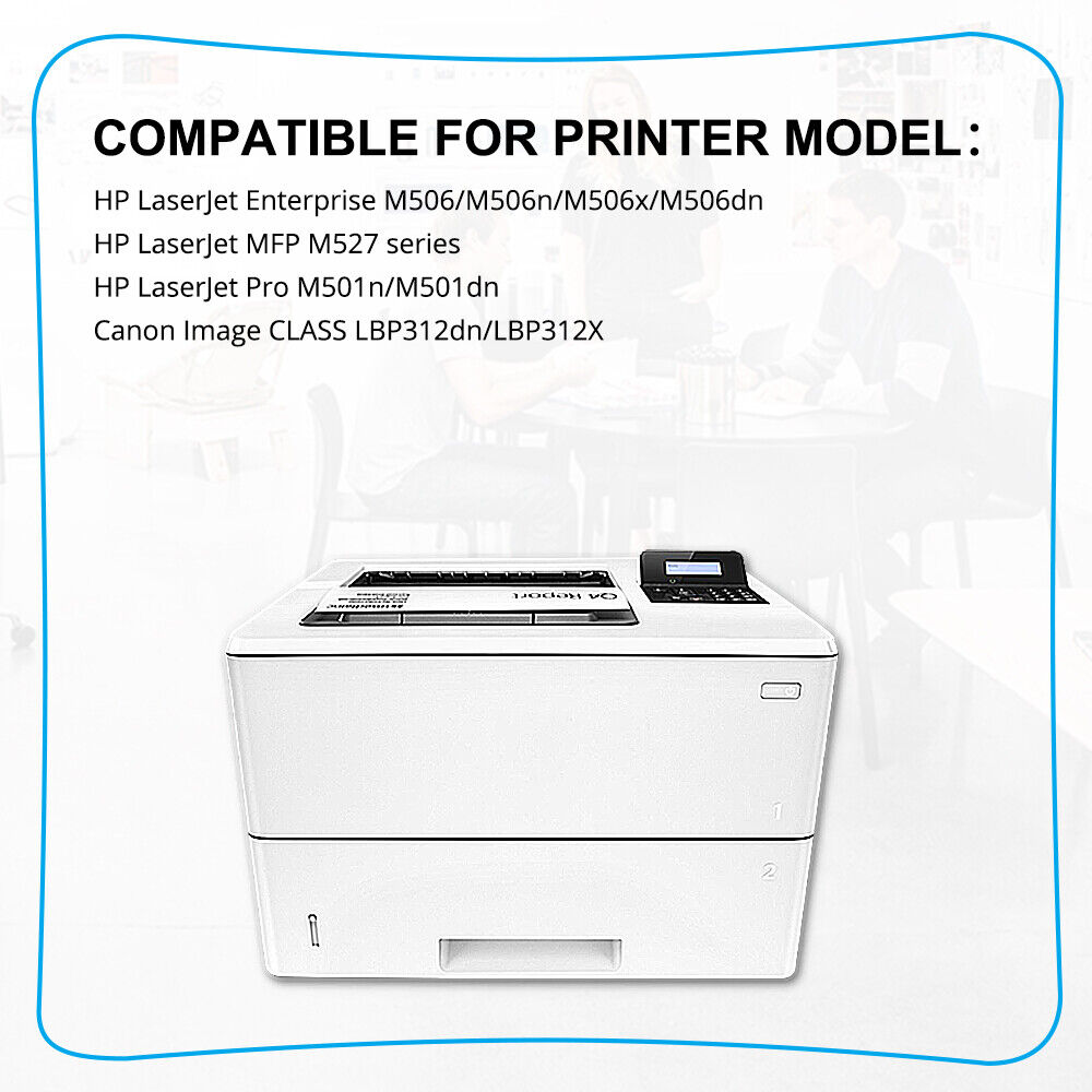 10PK CF287A Toner FIT for HP 87A LaserJet Pro M501n M501dn M506dh M506dn M506x