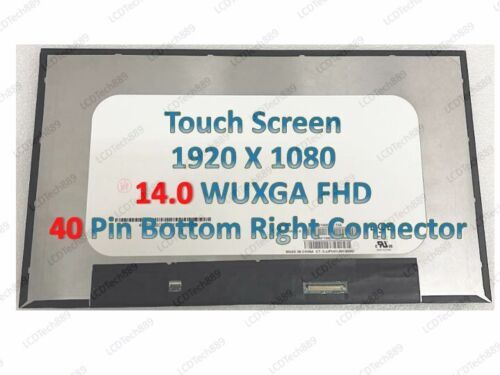 HP P/N N84784-001 14" FHD IPS LCD LED Touch Screen TOP Panel New