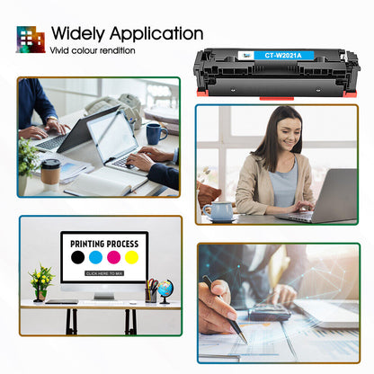 WITH CHIP 4x W2020A Toner for HP 414A Laserjet Pro MFP M479fdw M479fdn M454dn
