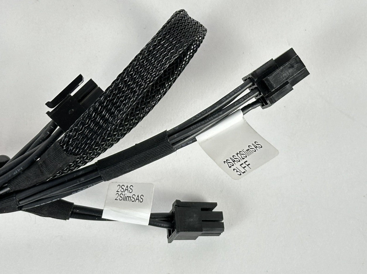 HPE DL38x DL385 DL380 Gen10 3LFF Rear 4LFF Mid Backplane Power Cable 869810-001