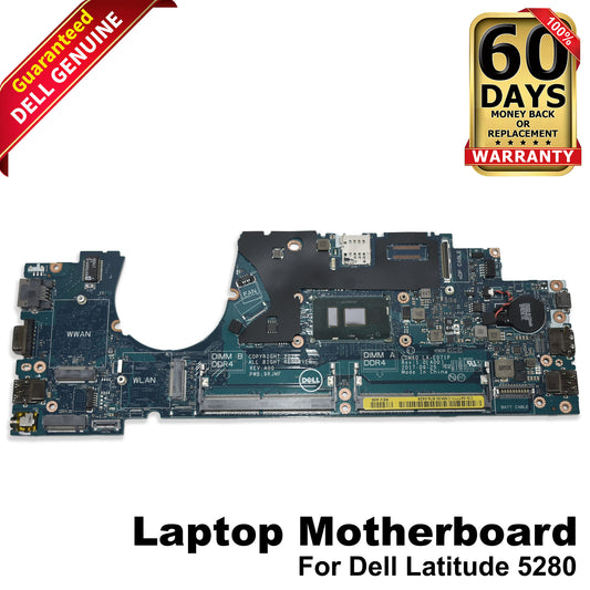 Dell Latitude 5280 i5-7300U 2.6GHz DDR4 Laptop Motherboard LA-E071P 4T711