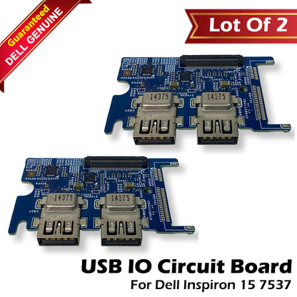 Lot of 2Dell Inspiron 15 7537 USB IO Circuit Board CHA01 DOH50 53HW4 MK9TP