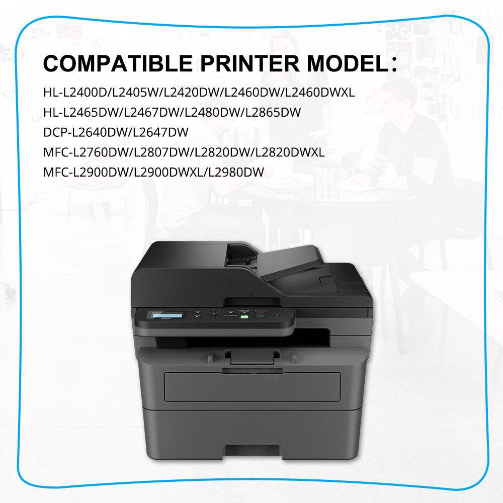 2Pack TN830XL Toner Cartridges for For Brother HL-L2405W MFC-L2760DW MFC-L2820DW