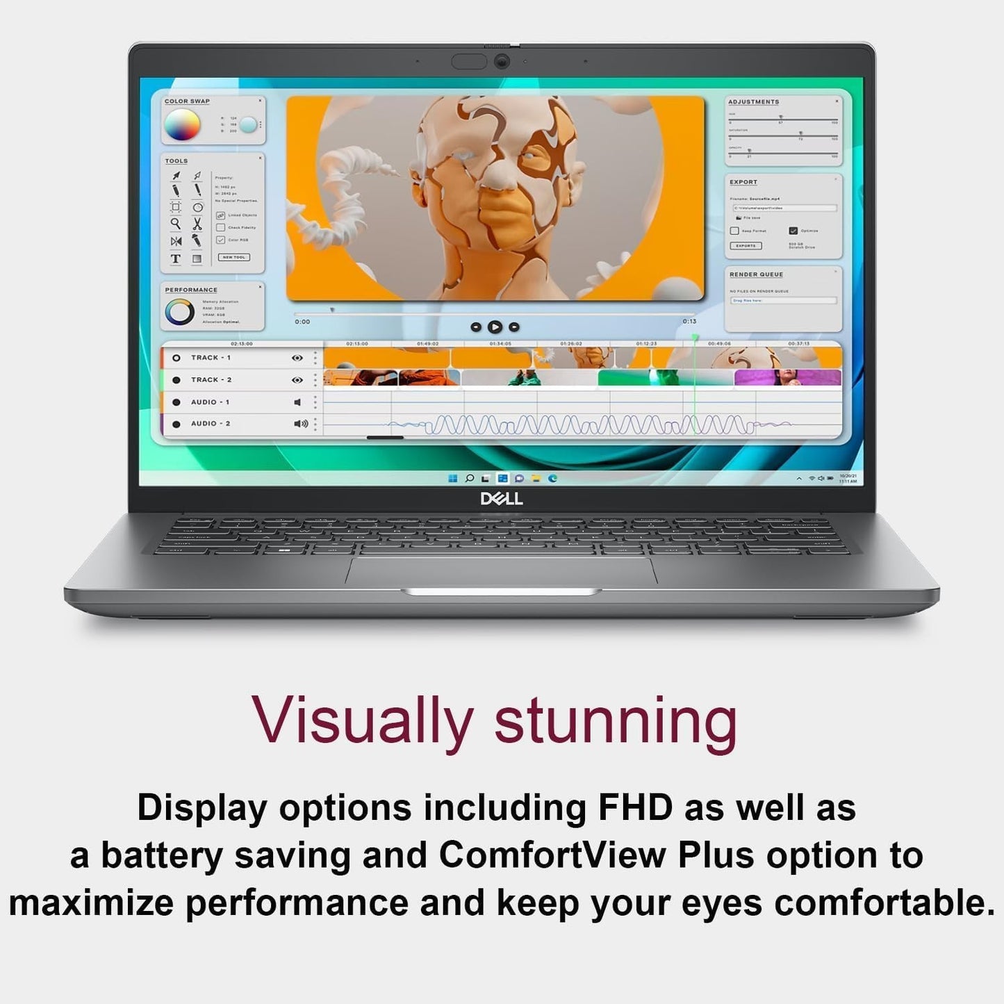 New Dell Latitude 5450 14" FHD Core Ultra 5 135U 32GB 1TB IR CAM FPR 4G Capable