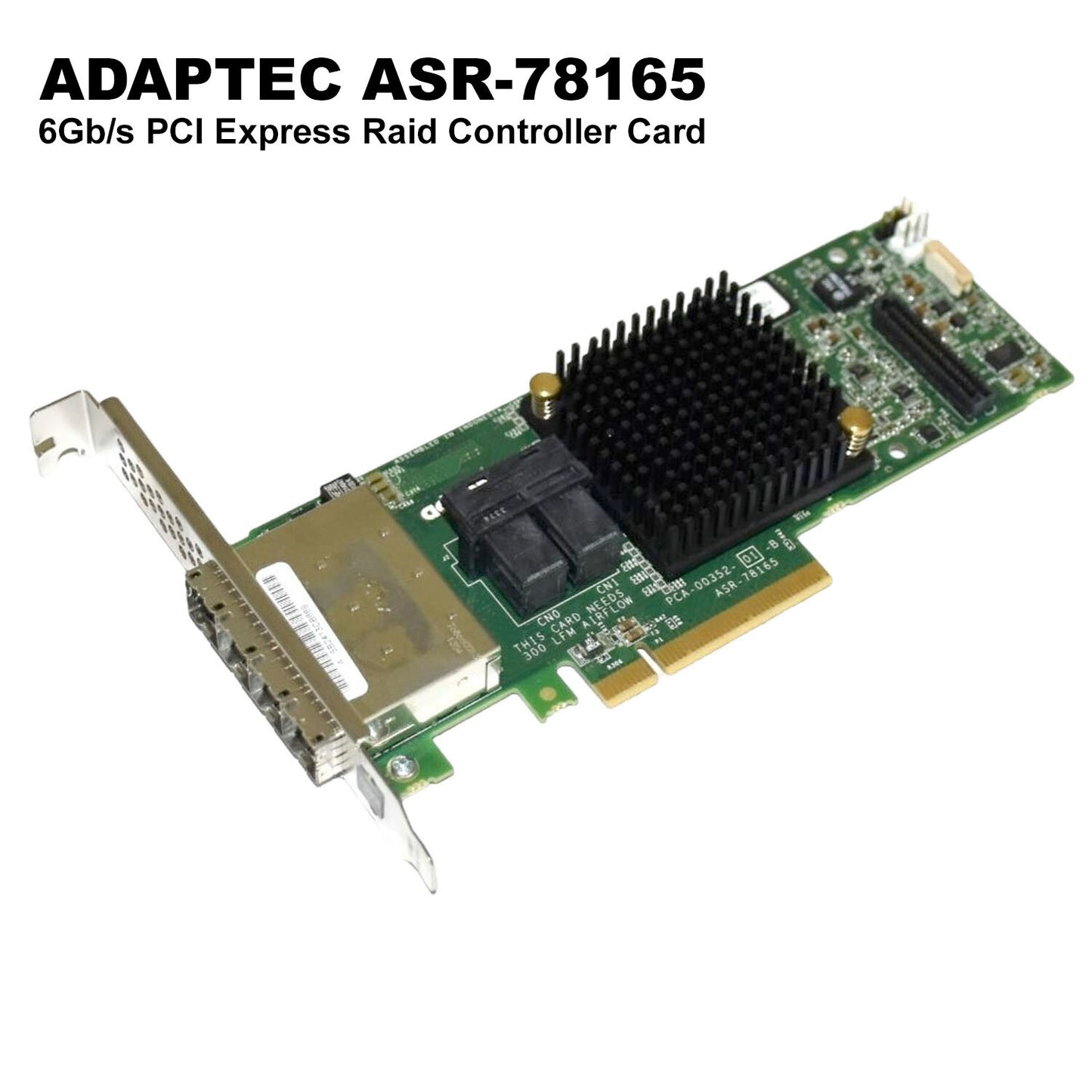 Dell Adaptec ASR-78165 6GB/S 24-Port PCI-E 3.0 X8 SAS RAID Controller 0KT1V (NOT FOR HOME PC)