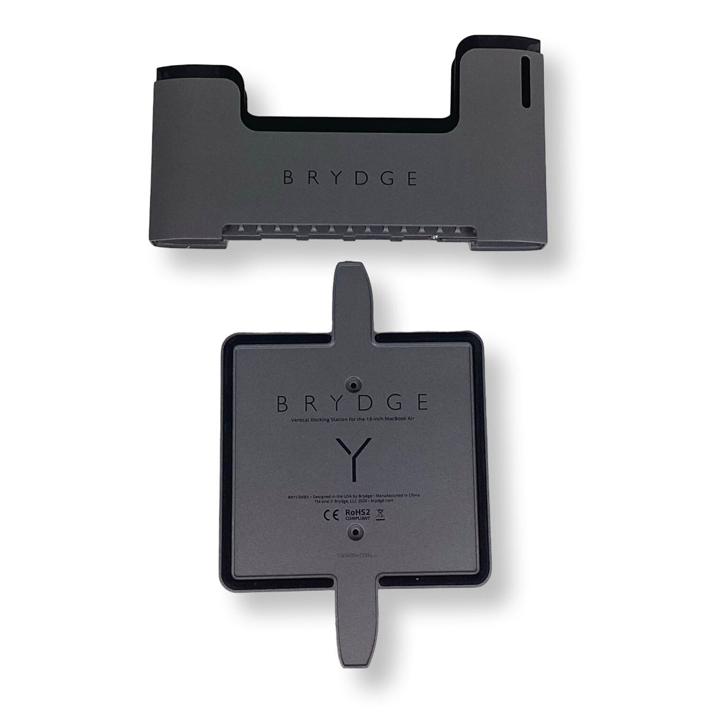 Lot of 2 Brydge Laptop Vertical Dock Stand Apple Macbook Air 13" 2018-21 BRY13M