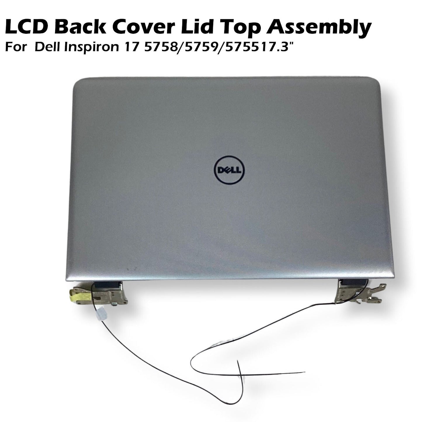 Dell Inspiron 17 5758 5759 5755 17.3" LCD Back Cover Silver AP1AS000900 6W8GV