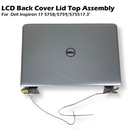 Dell Inspiron 17 5758 5759 5755 17.3" LCD Back Cover Silver AP1AS000900 6W8GV