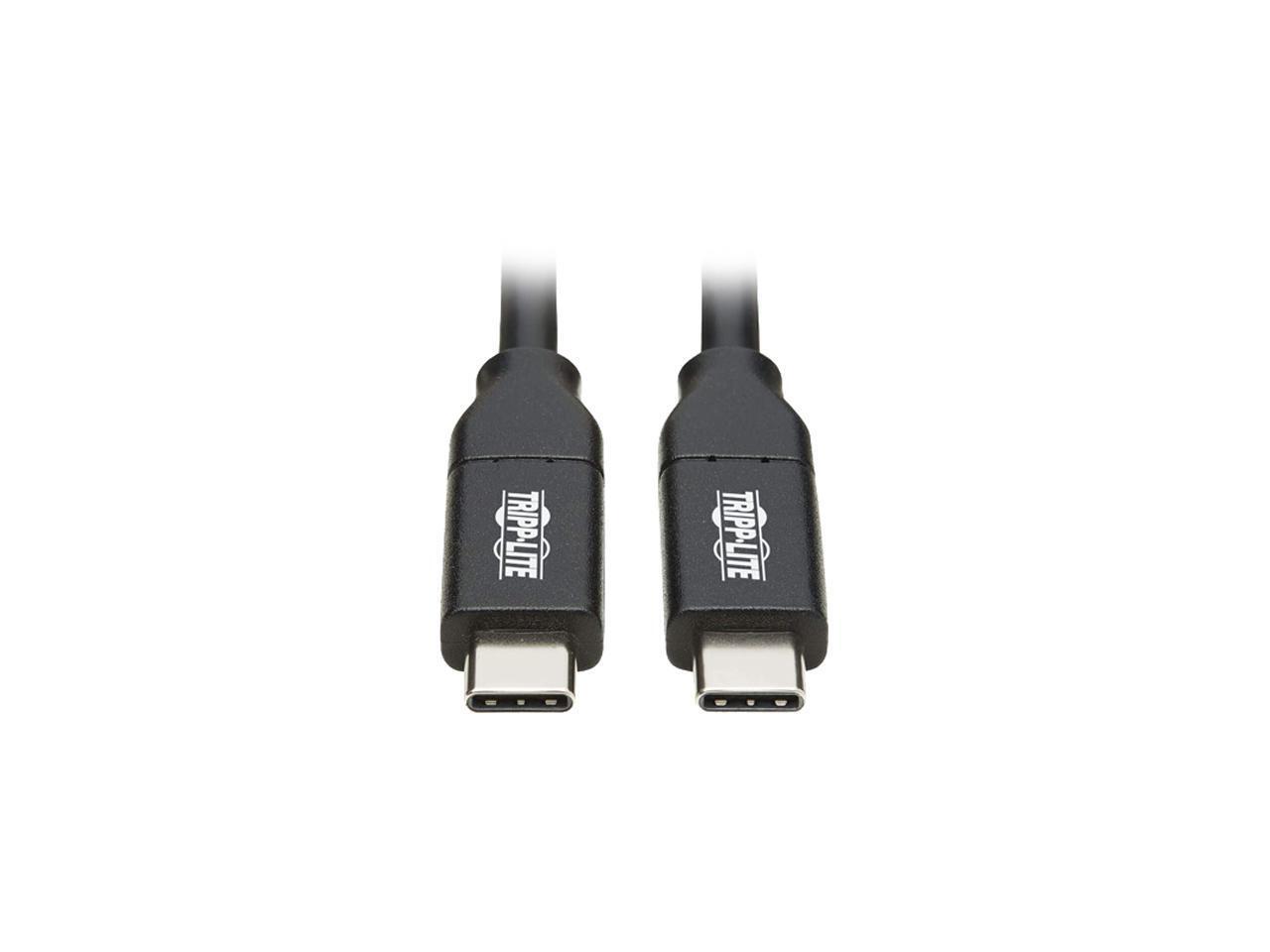 Tripp Lite U040-C3M-C-5A Black USB-C Cable (M/M) - USB 2.0, 5A Rating, USB-IF Ce