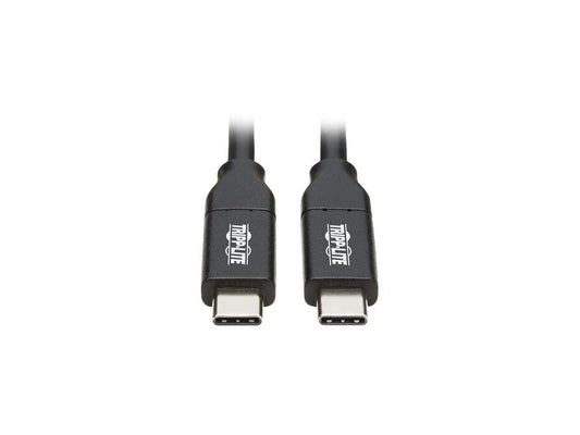 Tripp Lite U040-C3M-C-5A Black USB-C Cable (M/M) - USB 2.0, 5A Rating, USB-IF Ce