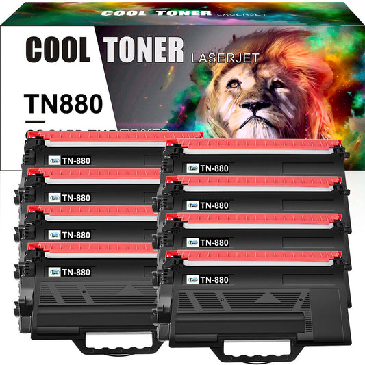 8PK Toner Compatible With Brother TN880 HL-L6200DW MFC-L6700DW DCP-L6600DW L5900