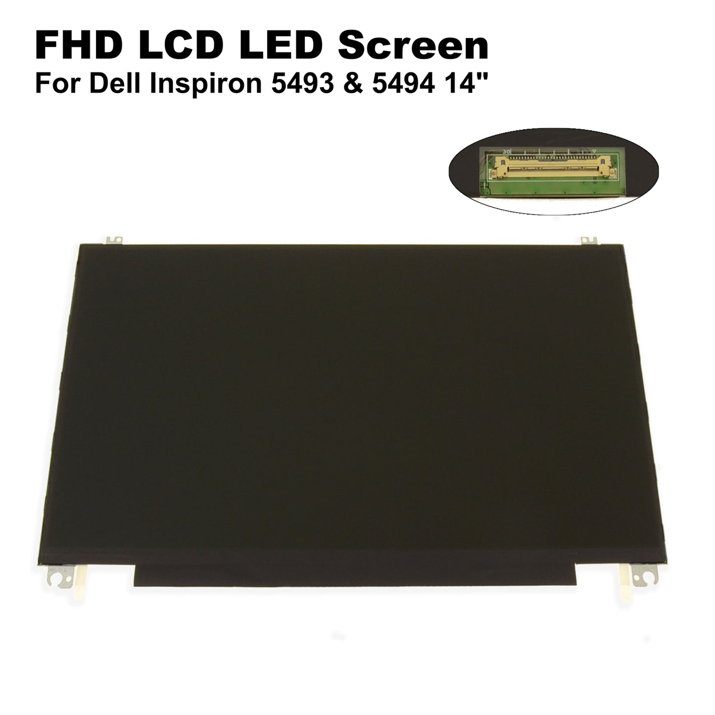 Genuine Dell Inspiron 5493 5494 14" FHD LCD Widescreen with Rails 6T00P 06T00P
