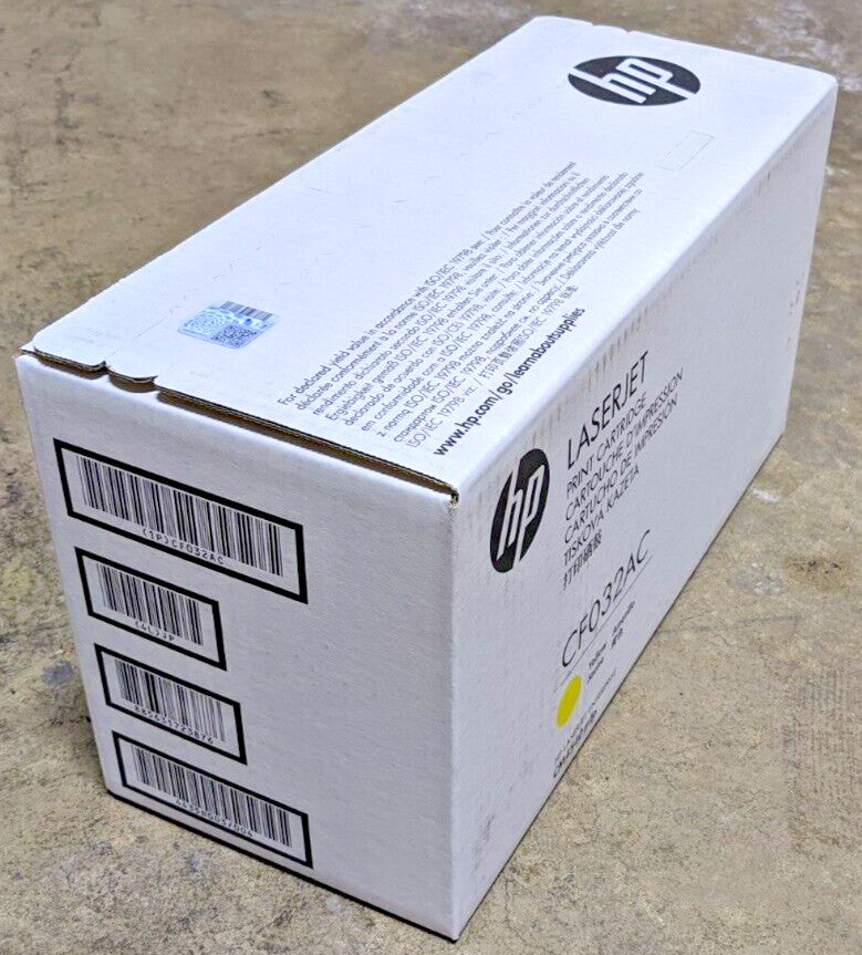 Genuine HP 646A CF032AC Yellow High Yield Toner 12.5K HP LaserJet CM4540 MFP NEW