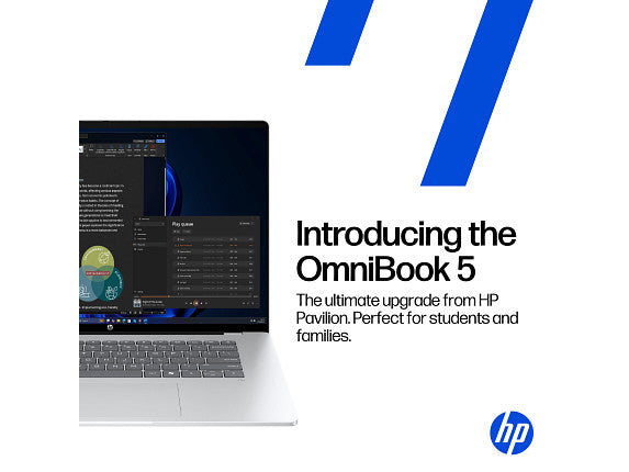 HP OmniBook 5 Laptop Computer 14" 2K Snapdragon X 16 GB memory;512 GB SSD