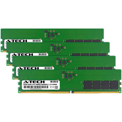 64GB 4x 16GB DDR5-5600 Dell OptiPlex 7010 Tower Plus 7020 Tower Plus Memory RAM