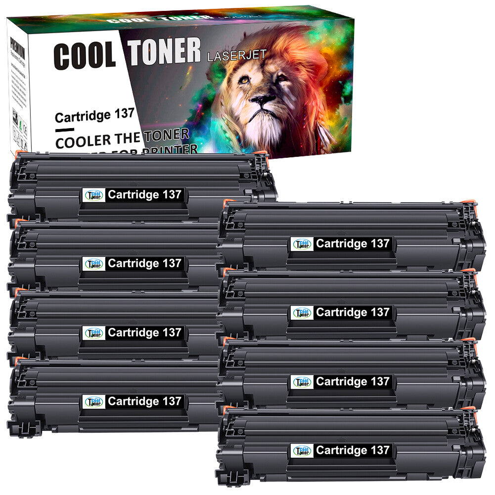 8PK CRG137 Toner Cartridge Fits for Canon 137 CRG137 9435B001AA MF244dw MF242dw
