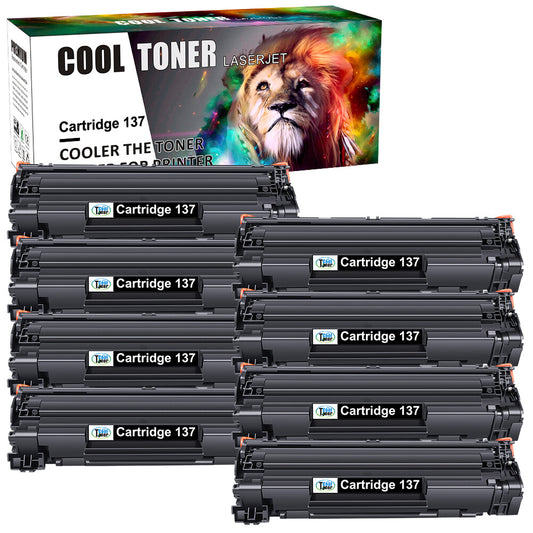 8PK CRG137 Toner Cartridge Fits for Canon 137 CRG137 9435B001AA MF244dw MF242dw