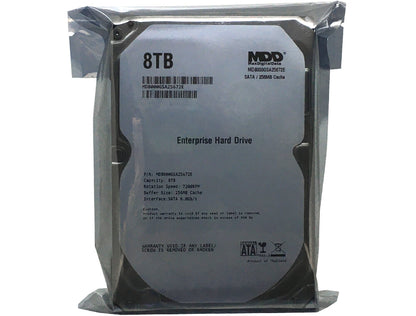 MDD 8TB 7200 RPM 256MB Cache SATA 6.0Gb/s 3.5" Internal Enterprise Hard Drive