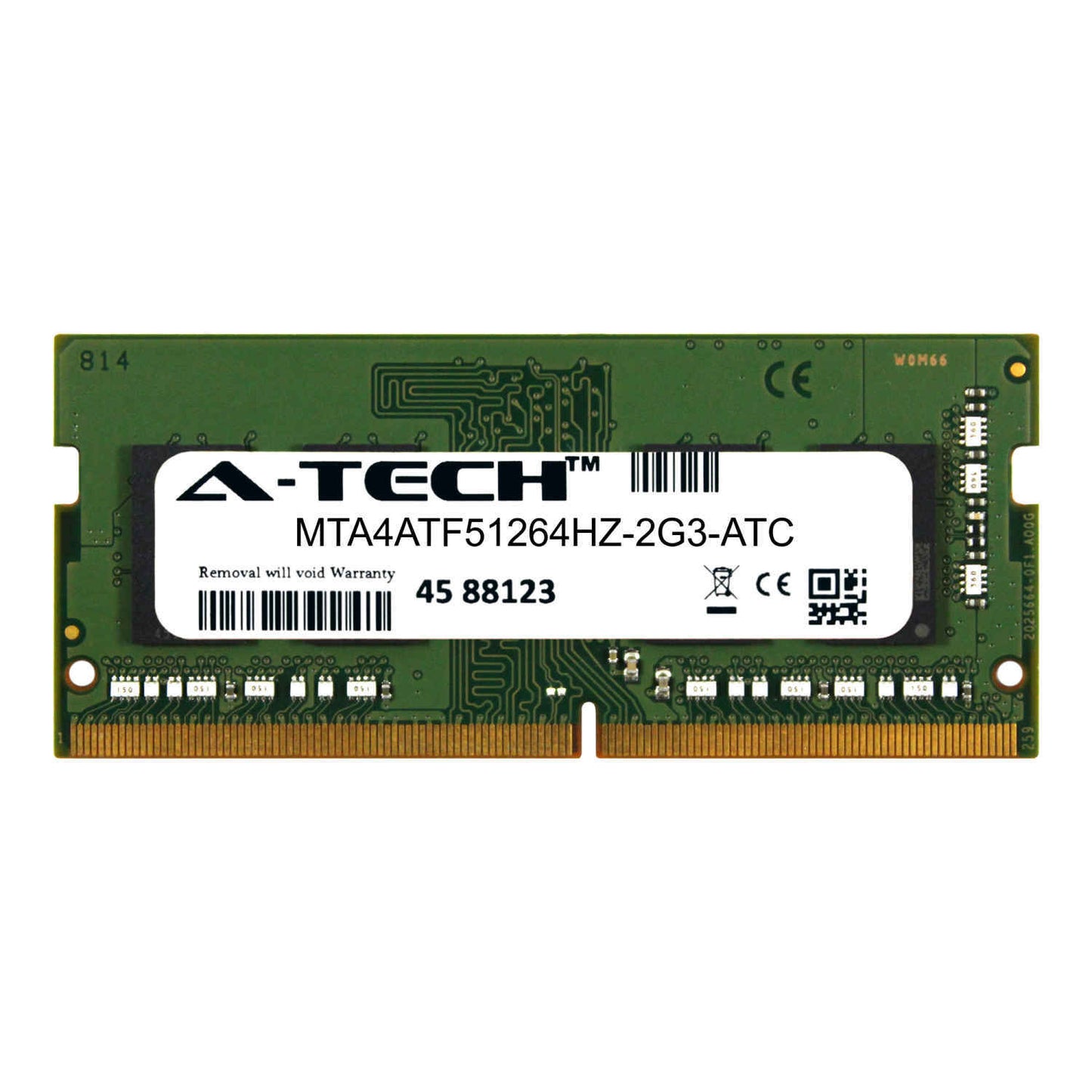 4GB DDR4 PC4-19200 SODIMM (Micron MTA4ATF51264HZ-2G3 Equivalent) Memory RAM