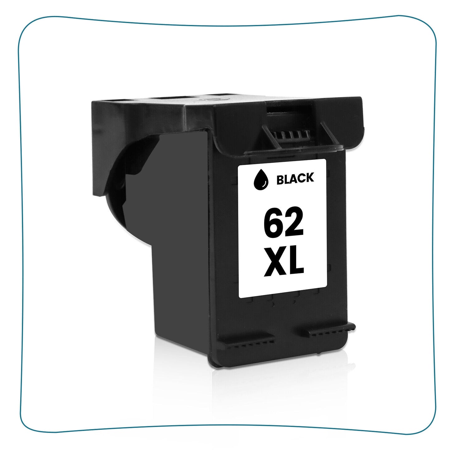 2PK for HP 62XL 2-Black Ink Cartridge ENVY 5547 5646 5644 5660 7640 7645 Series