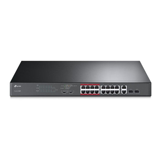 TP-Link TP-Link 16 Port 10/100Mbps Fast Ethernet PoE Switch TL-SL1218MP