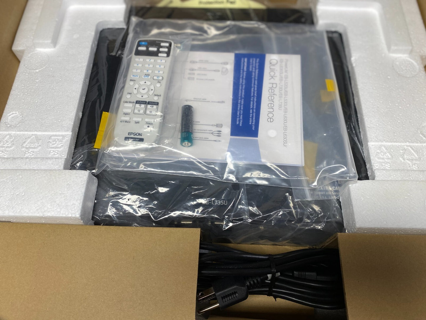 Epson V11HA25120 L735U PowerLite FHD WUXGA 3LCD Laser Projector 7000 Lumens