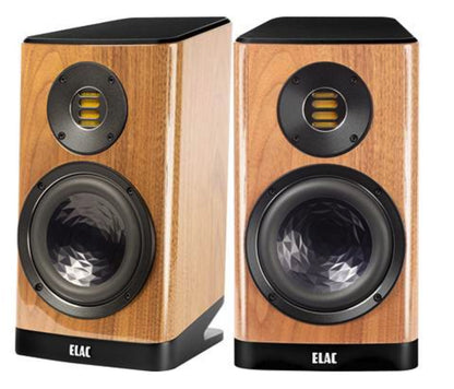 Elac VBS403-GN Vela 2-Way Bookshelf Speakers - (Pair) Gloss Walnut