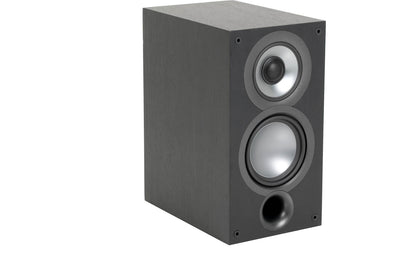 Elac UB52-BK Uni-Fi 2.0 Three-Way Bookshelf Speakers, Pair in Black
