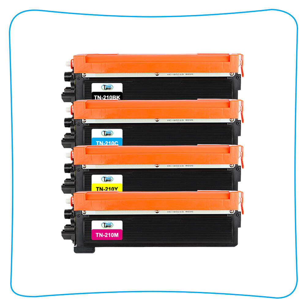 5pk Color Toner for Brother TN210 TN-210 HL-3040CN HL-3045CN HL-3070CW HL-3075