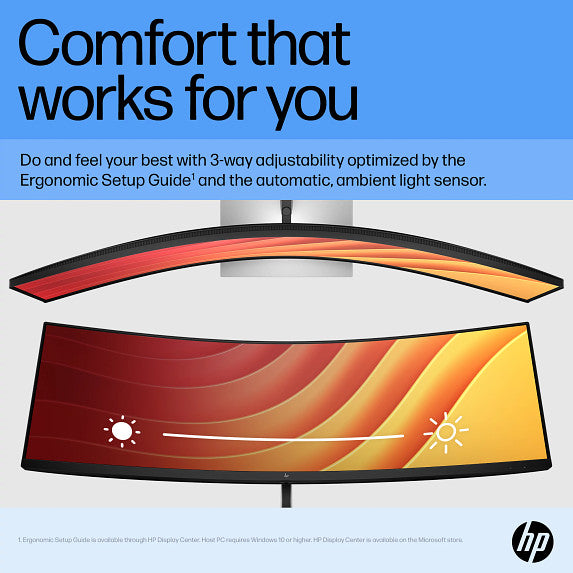 HP E45c G5 DQHD Curved Monitor 44.5" DQHD (5120 x 1440) 48-165 Hz