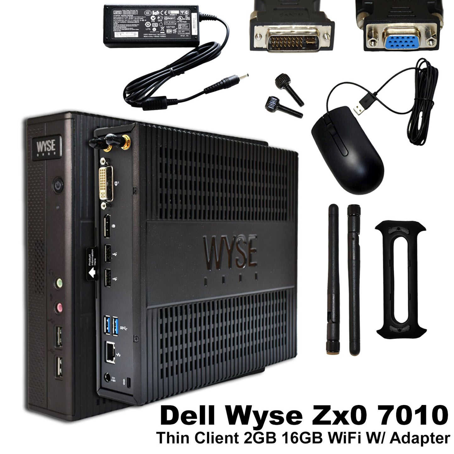 Dell Wyse 7010 AMD G-T52R 1.5GHz 2GB RAM 16GB SSD WIFI Thin Client 736PH