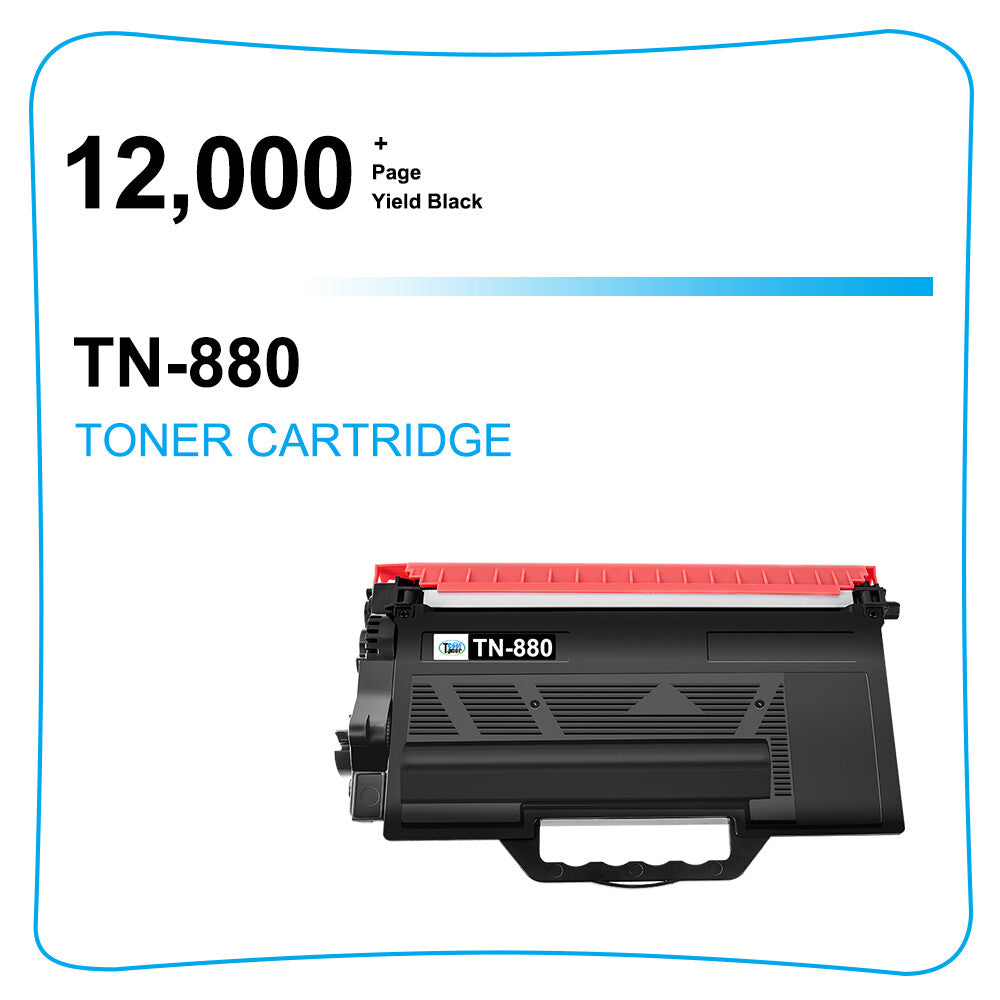 8PK Toner Compatible With Brother TN880 HL-L6200DW MFC-L6700DW DCP-L6600DW L5900
