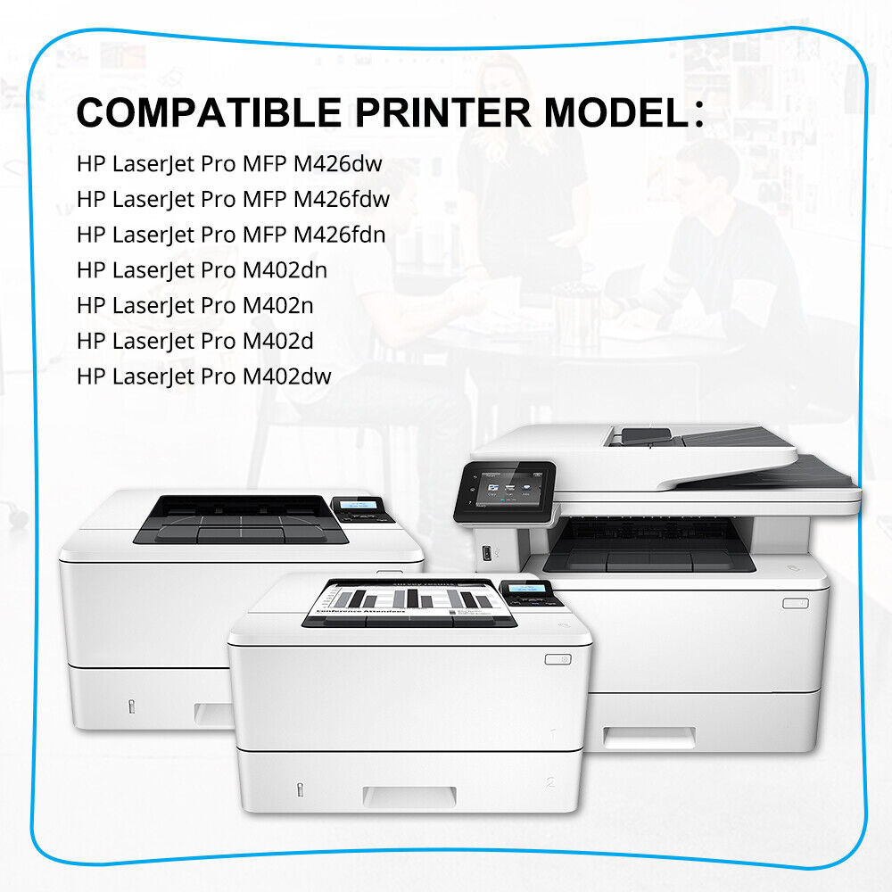 10PK CF226A Toner Cartridge For HP 26A LaserJet Pro M426fdn M402dn M402n M426fdw