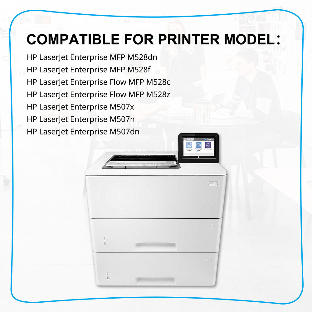 [With Chip]4PK Toner CF289X 89X Compatible With HP MFP M528dn M528f M507x M507n