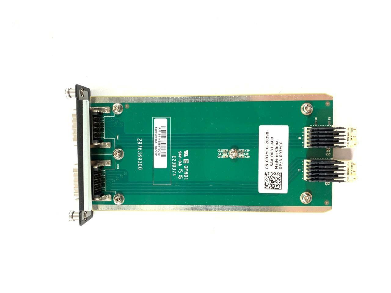 Lot 2Dell S55-12G-2ST Force 10 2-Port 12GB Stacking Expansion Module 97YCG