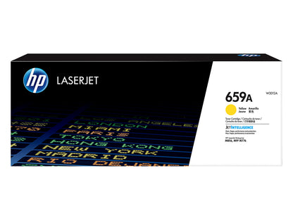 HP 659A Yellow Original LaserJet Toner Cartridge, ~13,000 pages, W2012A