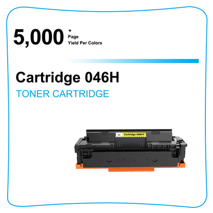 2Pack Yellow 046H Toner Fit for Canon ImageClass MF733Cdw MF731Cdw LBP654Cdw