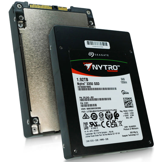 Seagate Nytro 3350 XS1920SE70055 1.92TB ~2TB 1 DWPD SAS 12Gb/s 3D TLC 2.5in SSD (NOT FOR HOME PC)