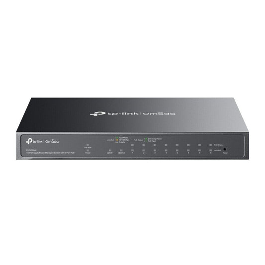 TP-Link ES210GMP | Omada 10-Port Gigabit Easy Managed Switch | 8* PoE+ Ports