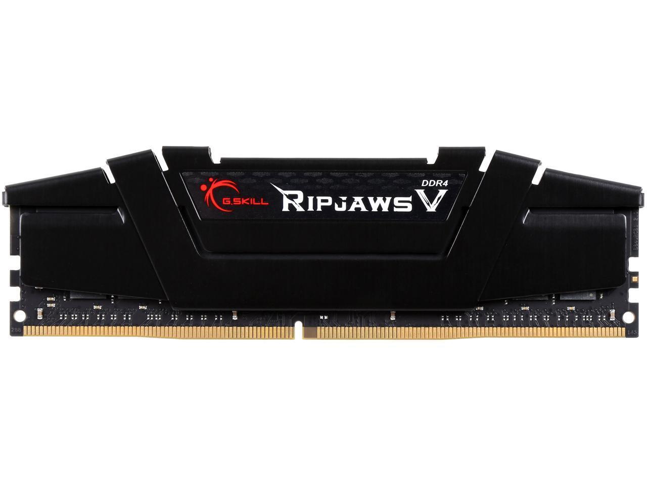 G.SKILL Ripjaws V Series 16GB 288-Pin PC RAM DDR4 3200 (PC4 25600) Desktop Memo