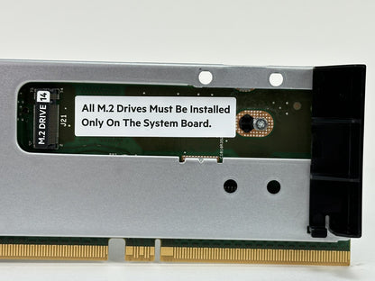 HPE ProLiant DL3xx Gen10 M.2 NVMe x8/x16/x8 Primary/Secondary Riser 877946-001