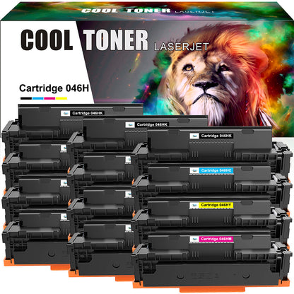 12PK 046H Toner Cartridges for Canon 046H imageCLASS MF731cdw MF733cdw LBP654Cdw