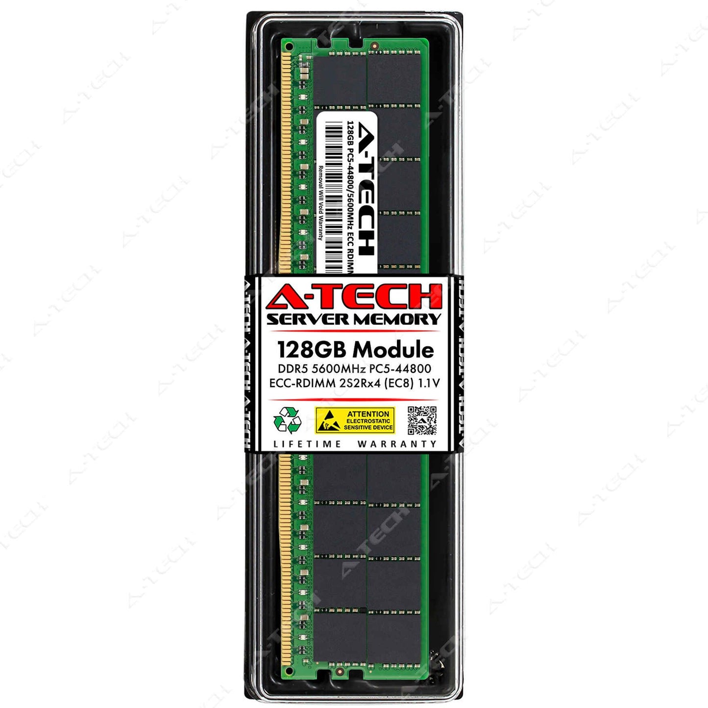 128GB 2S2Rx4 PC5-5600 EC8 RDIMM Supermicro 521E-E1CR24H 641E-E1CR36L Memory RAM