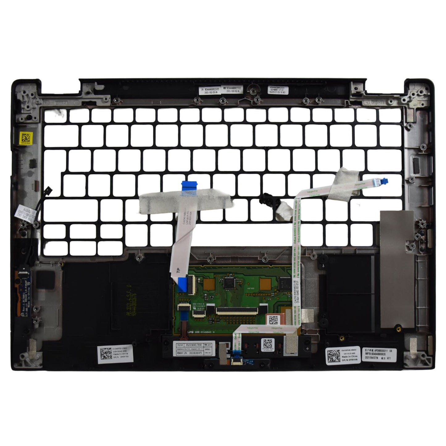 New Dell Latitude 7390 5289 2-in-1 Palmrest & Touchpad Upper Case F8YHN WRT5D