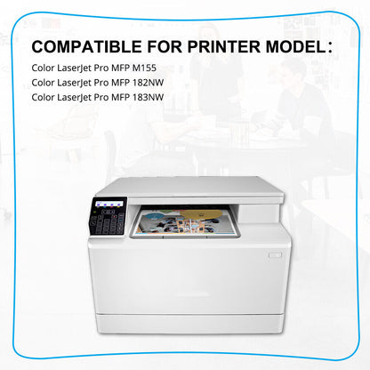3PK 215A W2310A No CHIP Toner Compatible With HP Color Pro MFP M182 M183
