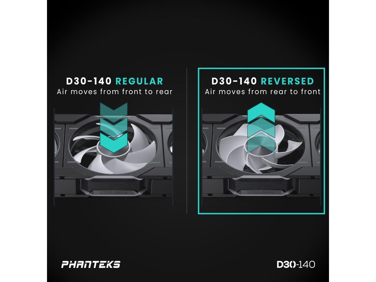 Phanteks PH-F140D30R_DRGB_PWM_BK01 CASE FAN PHANTEKS PH-F140D30R_DRGB_PWM_BK01 R