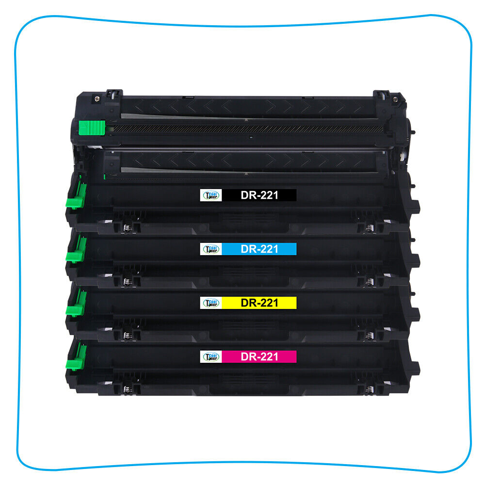 4PK DR221CL DR221 Drum Unit For Brother HL3140CW HL-3170CDW MFC-9340CDW Printer